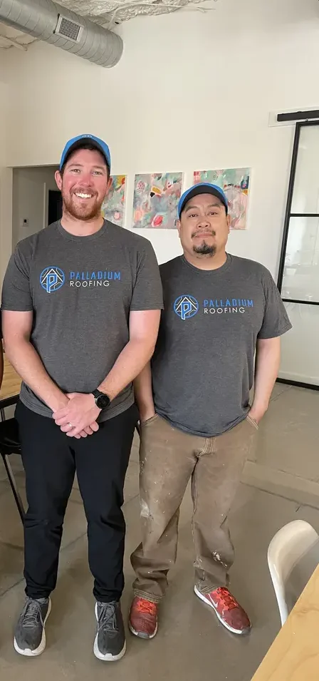 team members of three in office