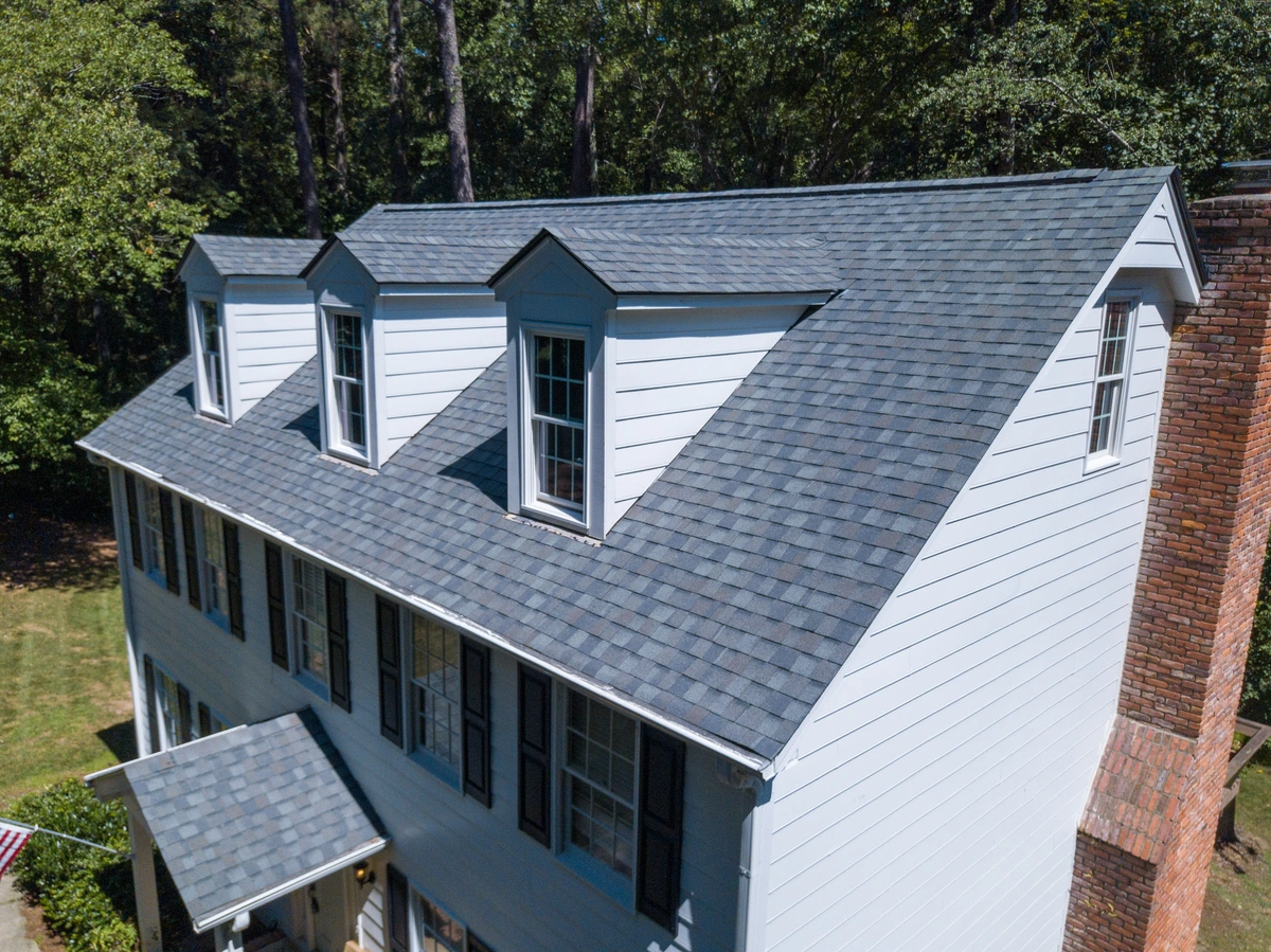 roof maintenance and inspection on single family house