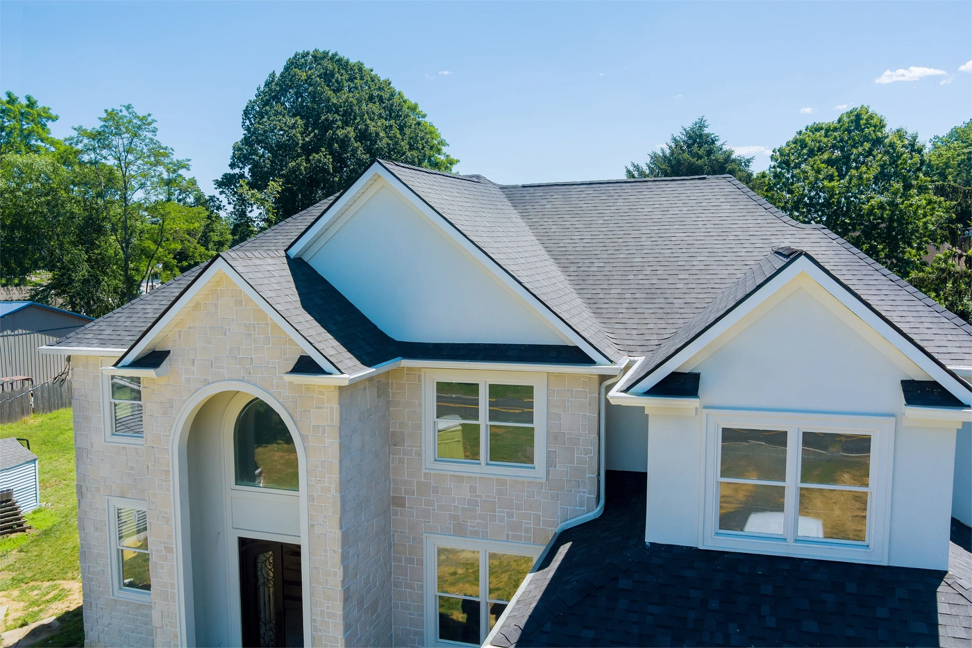 Shingle roofing in Edmond OK - storm damage roof repair with f wave shingles