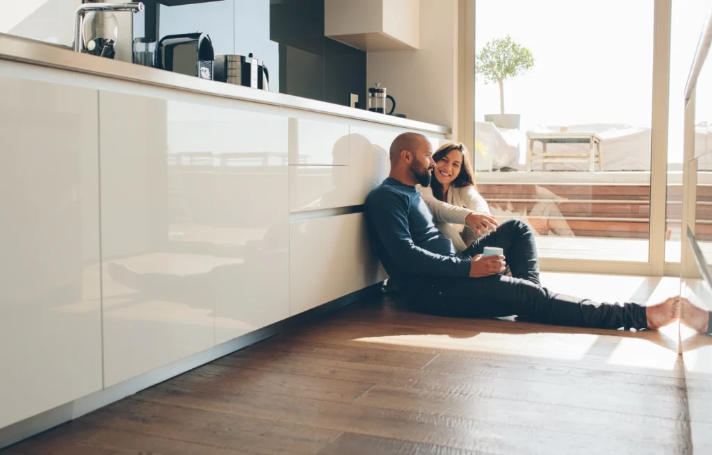 Happy couple enjoys Oklahoma City home after quick storm damage roof repair