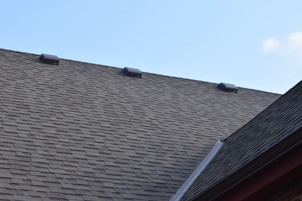 roof shingles - gable roof with vents
