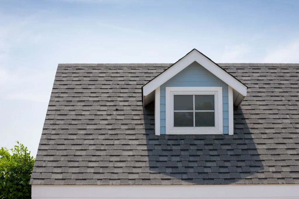 Gable shingle roof replacement covered by insurance