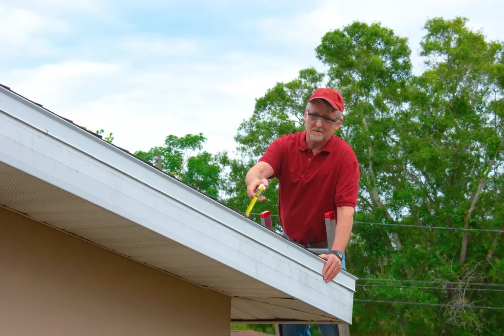 measuring roof