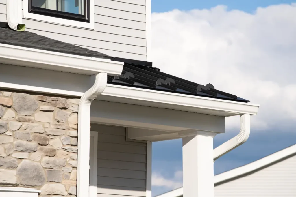 metal roof overhang