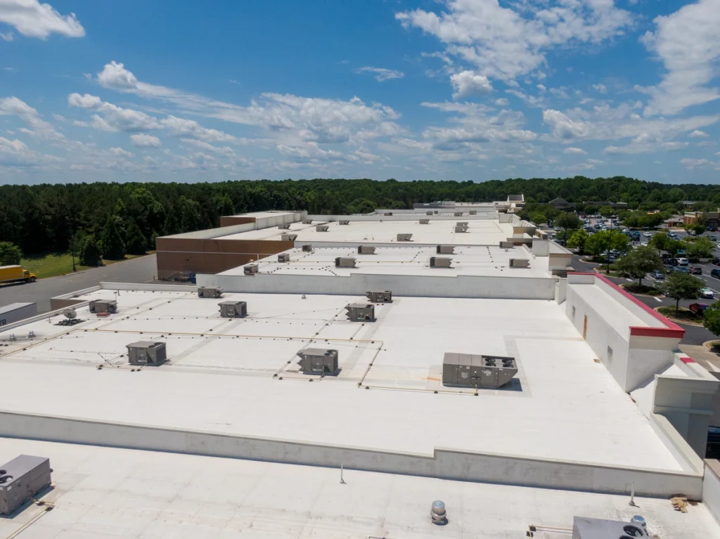 white flat roof for my property
