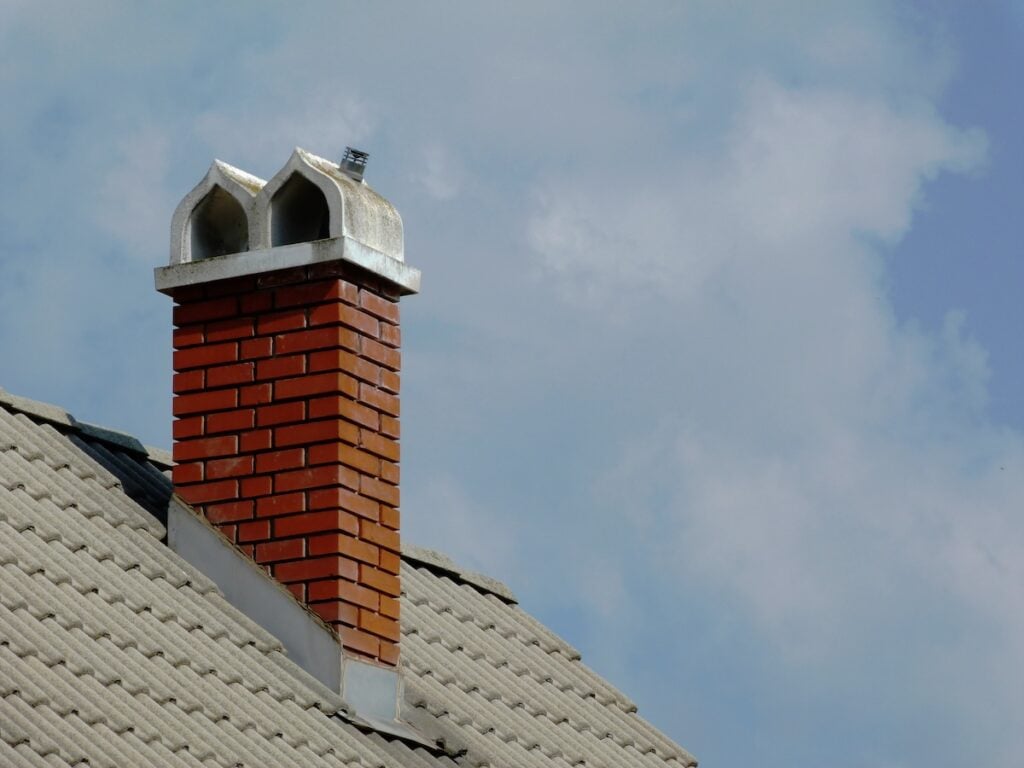 chimney metal flashing