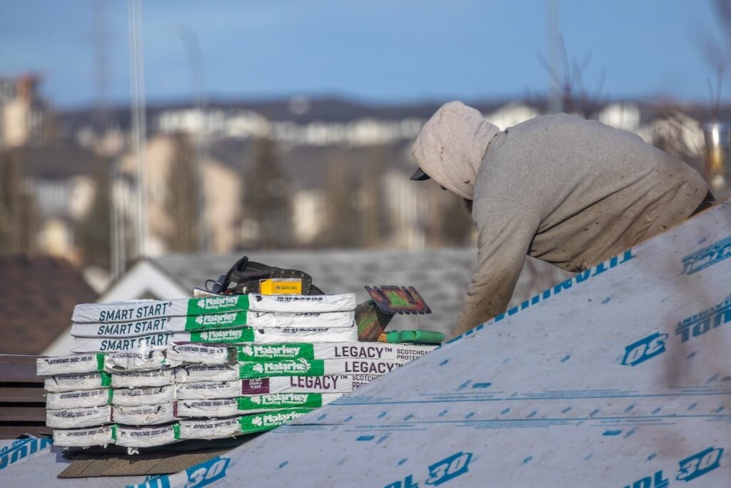 new shingle roofing