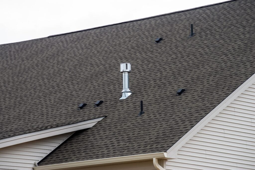 black streaks on roof