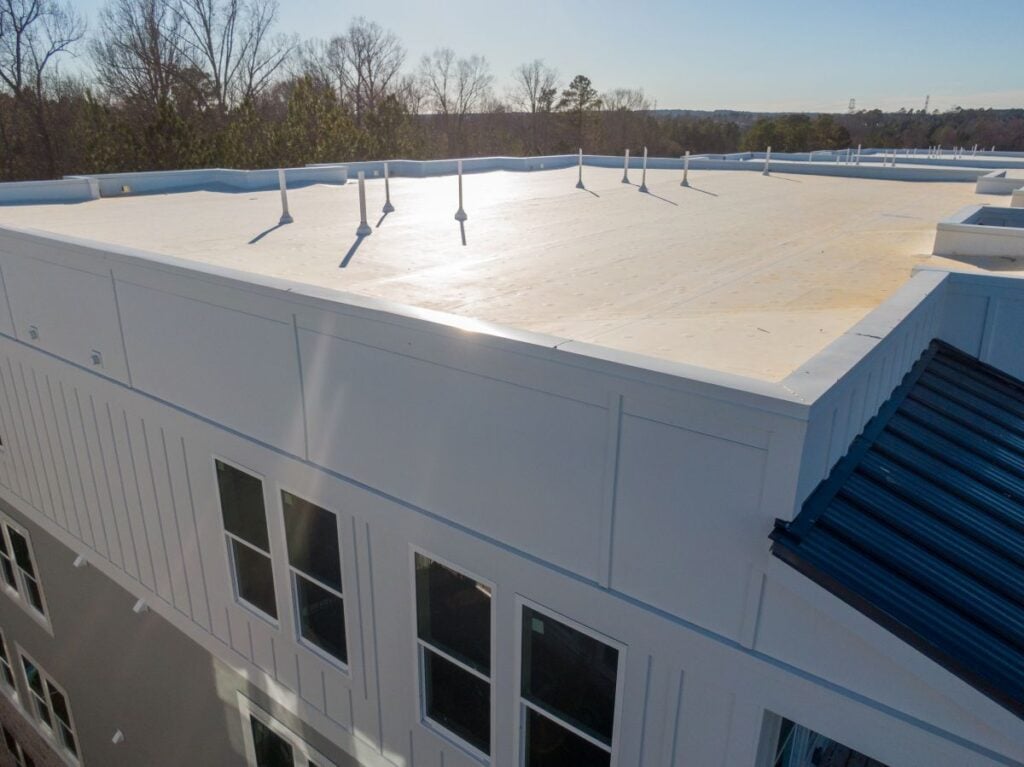 fm global requirements white business building