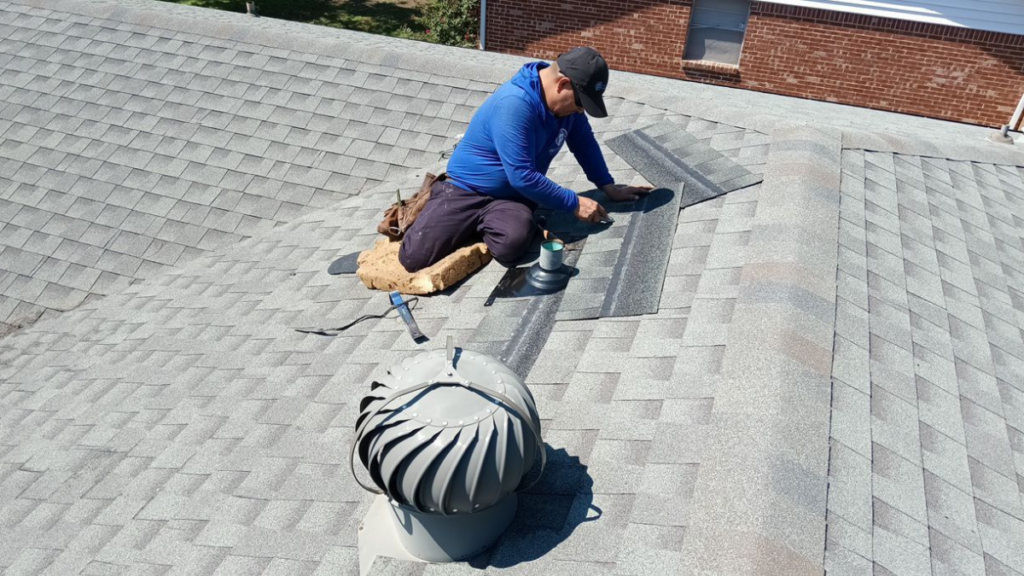 roofing protection Repair or Replace Blog Palladium Roofing worker