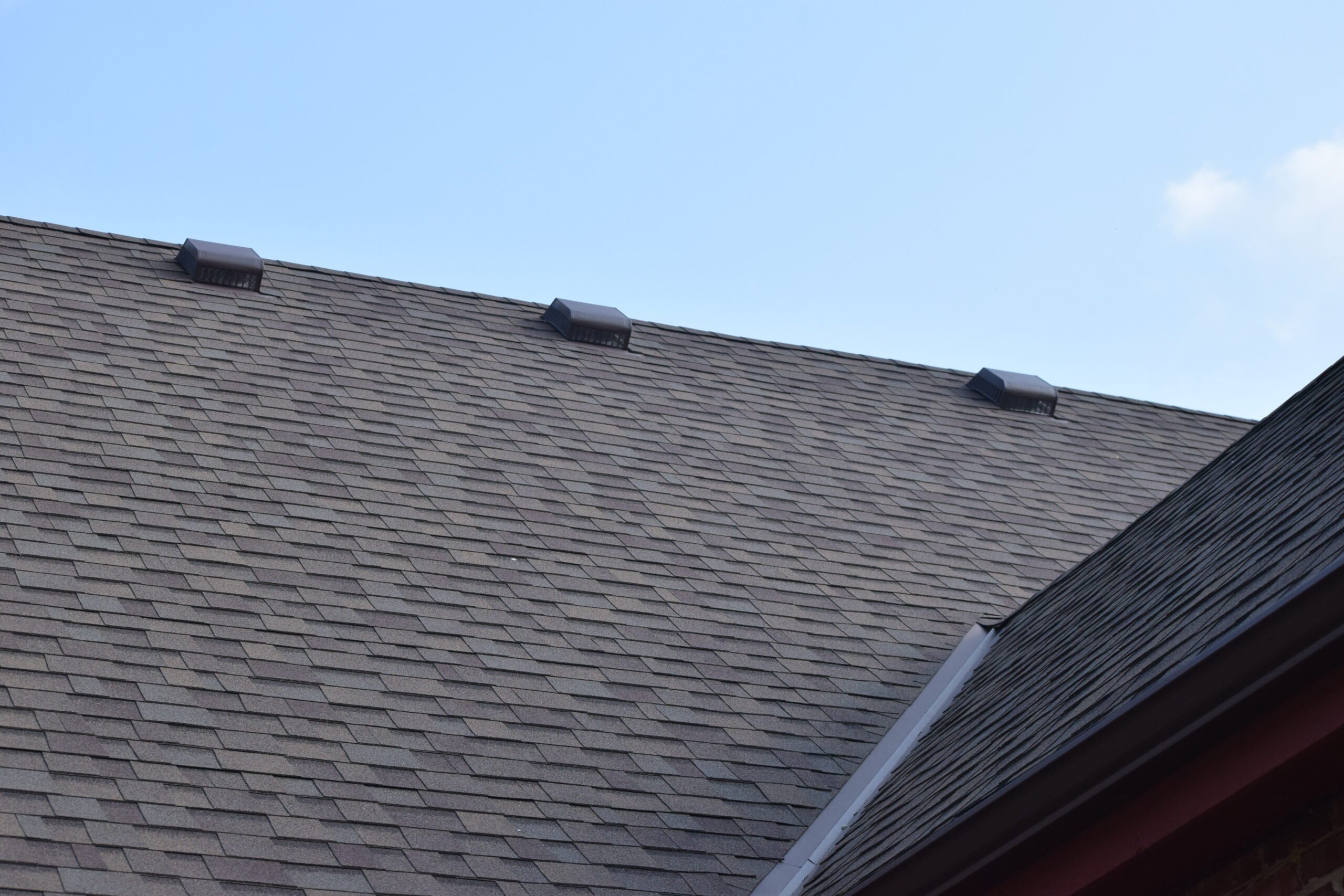 roofing protection charcoal shingles roof huge house with vents