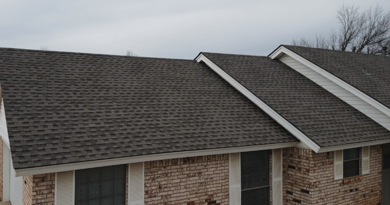 Newly installed roof by Palladium Roofing