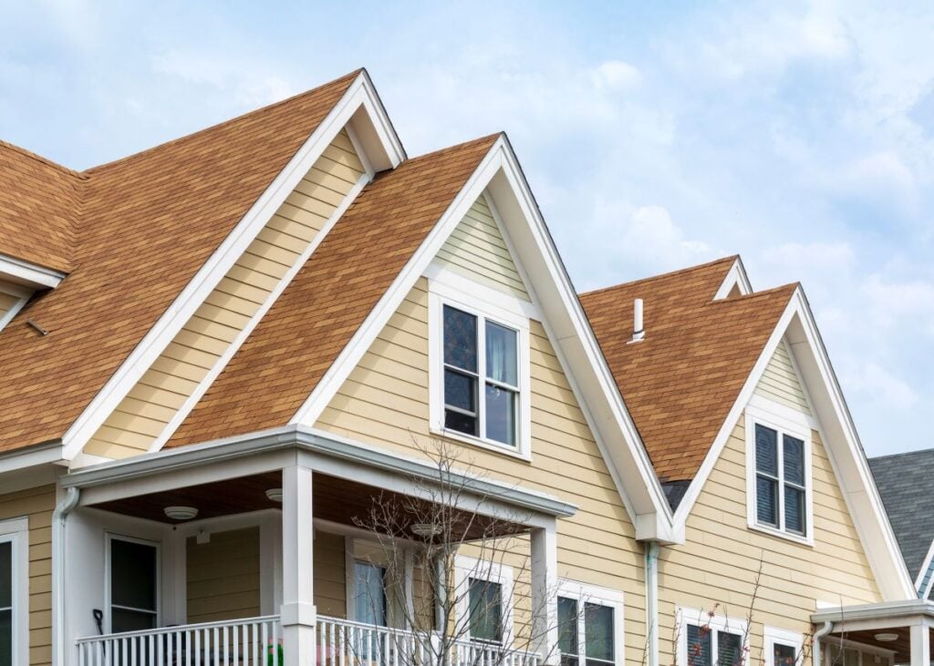 Upper facades of charming family home with FORTIFIED roofing